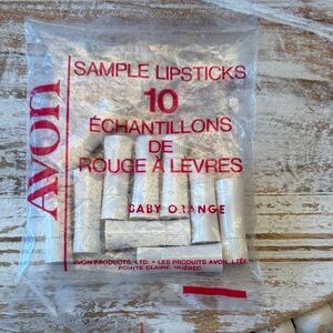 Vintage Avon Baby Orange Sample Lipsticks - Set of 10